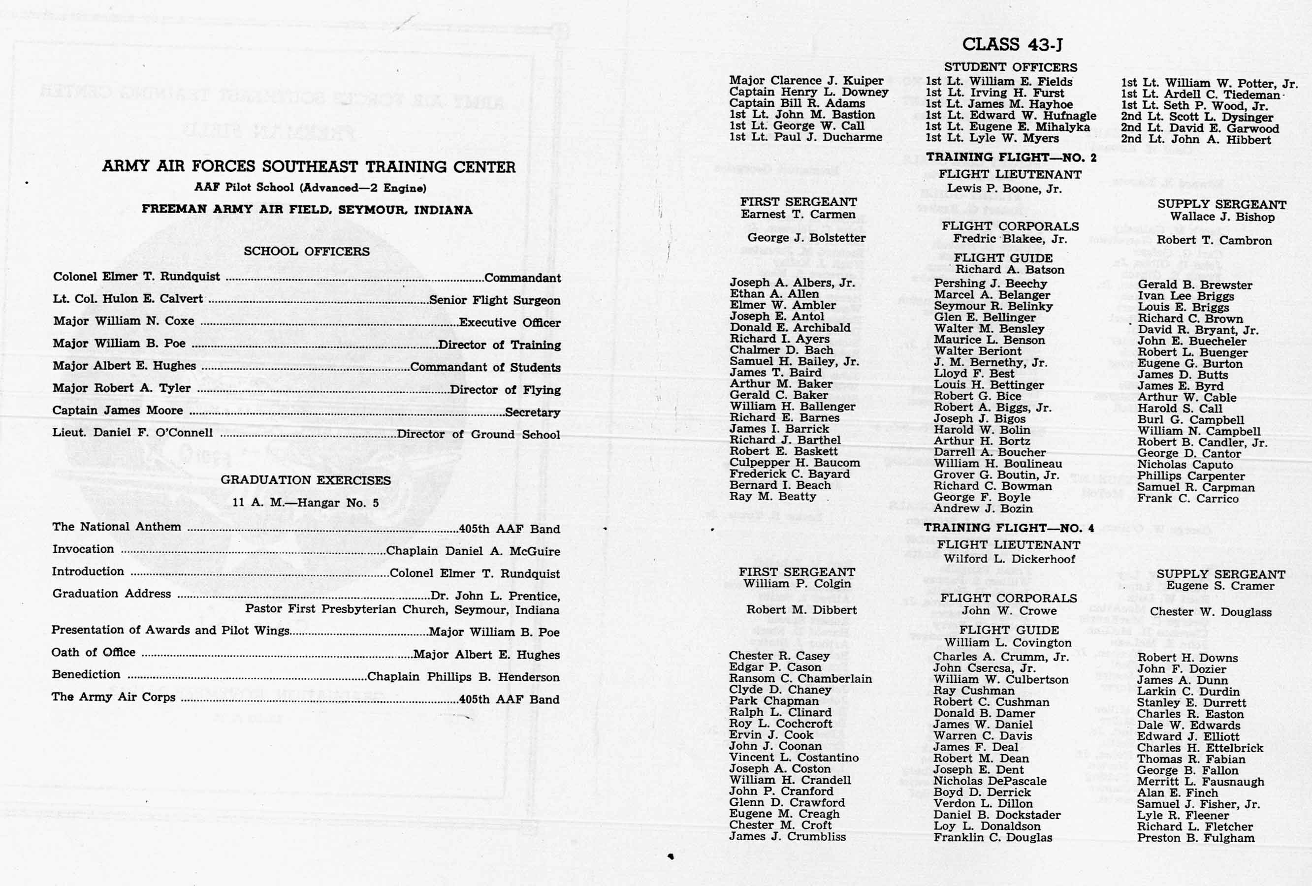 Freeman Army Air Field Seymour